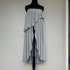 Free People NWOT Gray Strapless Tunic
